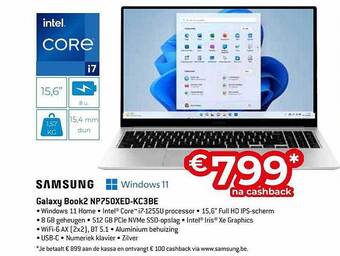 Exellent Samsung galaxy book2 aanbieding