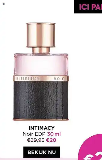 ICI PARIS XL Intimacy noir edp aanbieding