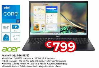 Exellent Acer aspire 5 aanbieding