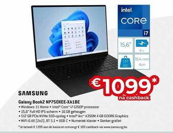 Exellent Samsung galaxy book2 aanbieding