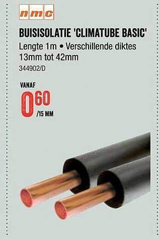 HandyHome Buisisolatie climatube basic aanbieding