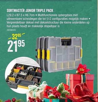 HandyHome Sortmaster junior triple pack aanbieding