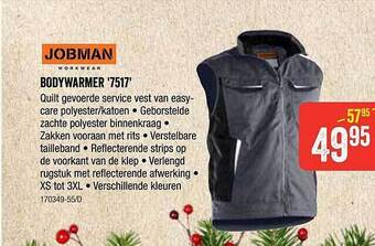 Jobman bodywarmer 7517