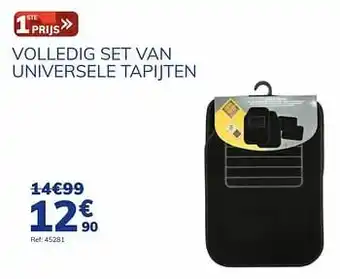 Volledig set van universele tapijten
