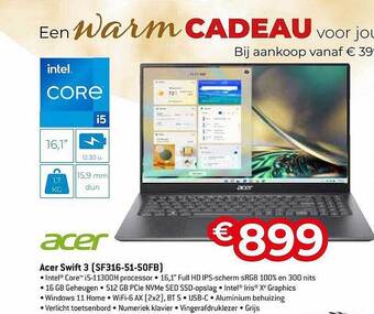 Exellent Acer swift 3 aanbieding