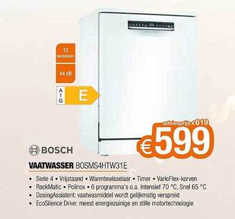Expert Bosch vaatwasser aanbieding
