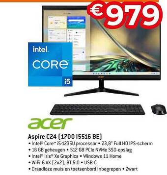 Expert Acer aspire c24 aanbieding