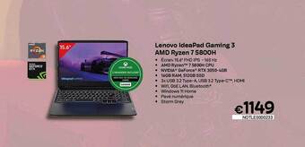 CompuDeals Lenovo ideapad gaming 3 amd ryzen 7 aanbieding