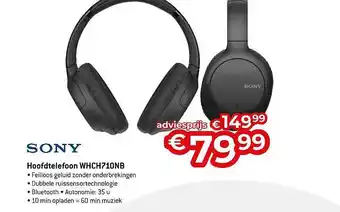 Expert Sony hoofdtelefoon aanbieding