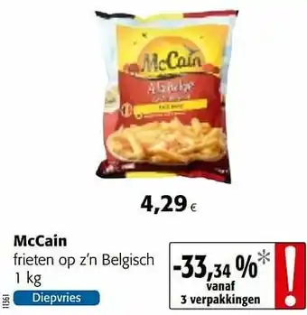 Colruyt Mccain frieten op z’n belgisch aanbieding