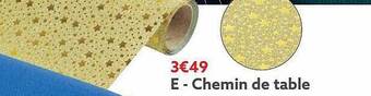 Chemin de table