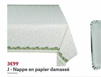 Nappe papier damassé