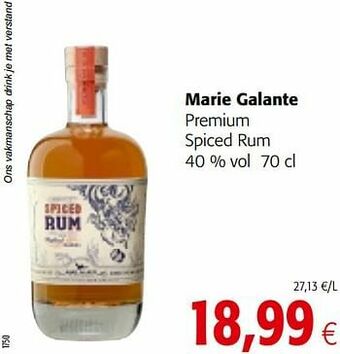 Colruyt Marie galante premium spiced rum aanbieding