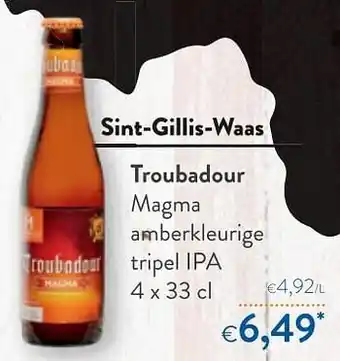 OKay Troubadour magma amberkleurige tripel ipa aanbieding