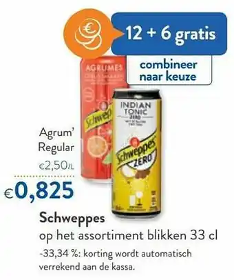 OKay Schweppes agrum’ regular aanbieding