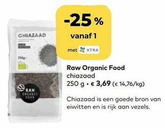Bio Planet Raw organic food chiazaad aanbieding