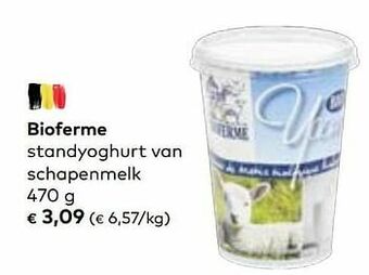 Bio Planet Bioferme standyoghurt van schapenmelk aanbieding