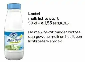 Bio Planet Lactel melk lichte start aanbieding