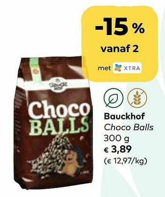 Bio Planet Bauckhof choco balls aanbieding