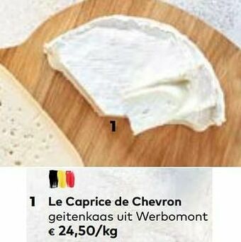Le caprice de chevron geitenkaas uit werbomont