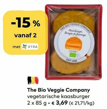 Bio Planet The bio veggie company vegetarische kaasburger aanbieding