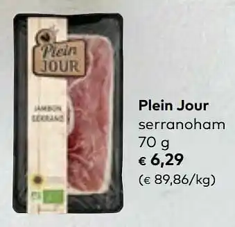 Plein jour serranoham