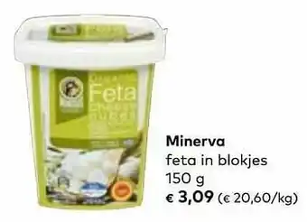 Bio Planet Minerva feta in blokjes aanbieding