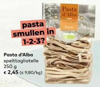Bio Planet Pasta d’alba spelttagliatelle aanbieding