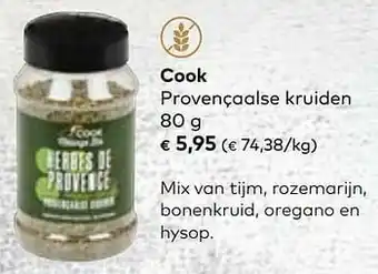 Bio Planet Cook provençaalse kruiden aanbieding