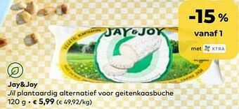 Bio Planet Jay+joy jil plantaardig alternatief voor geitenkaasbuche aanbieding