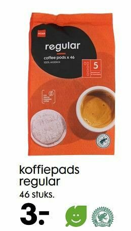 Koffiepads regular