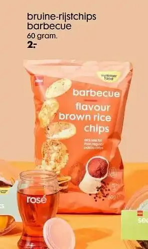 HEMA Bruine-rijstchips barbecue aanbieding