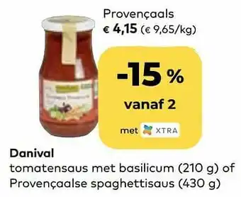 Bio Planet Danival provençaalse aanbieding