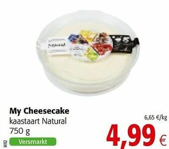 Colruyt My cheesecake kaastaart natural aanbieding
