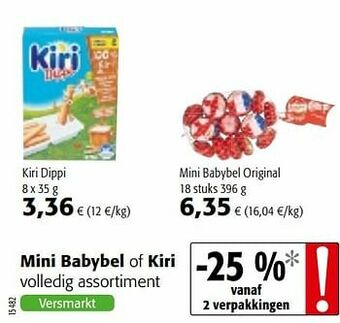 Colruyt Kiri dippi aanbieding