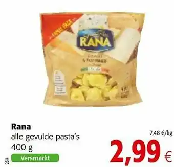 Colruyt Rana alle gevulde pasta’s aanbieding