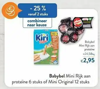 OKay Babybel mini rijk aan proteïne aanbieding