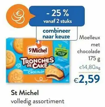 OKay St michel moelleux met chocolade aanbieding