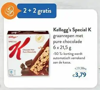 OKay Kellogg’s special k graanrepen met pure chocolade aanbieding