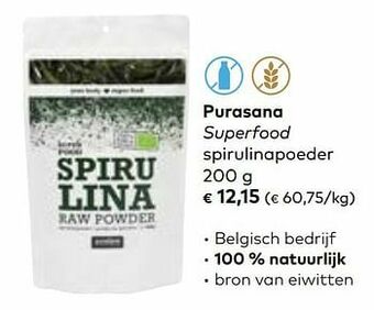 Purasana superfood spirulinapoeder