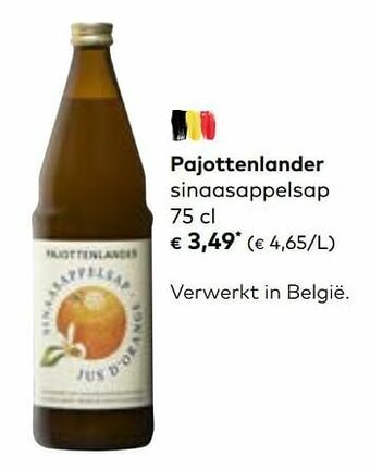 Bio Planet Pajottenlander sinaasappelsap aanbieding