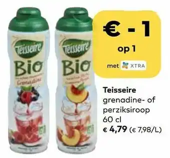 Teisseire grenadine- of perziksiroop