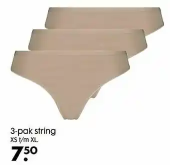 HEMA 3-pak string aanbieding