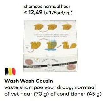 Bio Planet Wash wash cousin shampoo normaal haar aanbieding