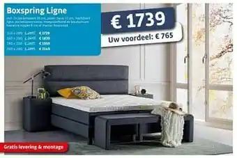 Boxspring ligne