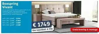 Boxspring vivant