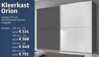 Kleerkast orion
