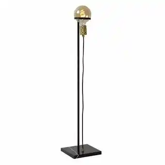 Leen Bakker Lucide vloerlamp Ottelien - zwart - Ø23x108,6 cm - Leen Bakker aanbieding