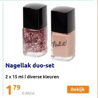 Nagellak duo-set 2 x 15 ml