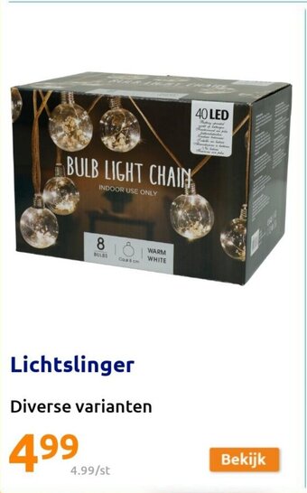 Action Lichtslinger aanbieding